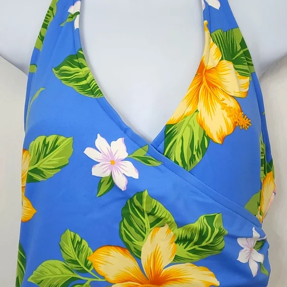 Ralph Lauren & Jantzen size 16 one piece swimsuit and matching cover-up - Picture 3 of 16